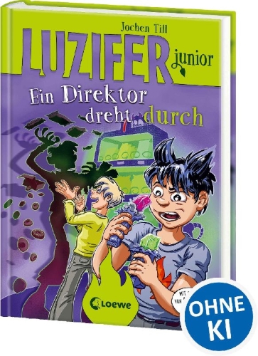 Buchcover und Innenansicht für das Buch: Luzifer junior (Band 13) - Ein Direktor dreht durch