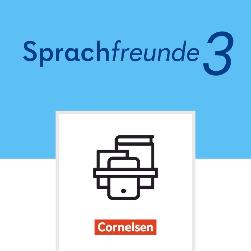 Buchcover und Innenansicht für das Buch: Sprachfreunde 3. Schuljahr - Östliche Bundesländer und Berlin - Ausgabe 2022 - Basiskompetenzen Mathe und Deutsch - 5-Minuten-Training Sprache, Lesen und Mathematik