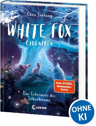 Buchcover und Innenansicht für das Buch: White Fox Chroniken (Band 1) - Das Geheimnis des Silberbaums
