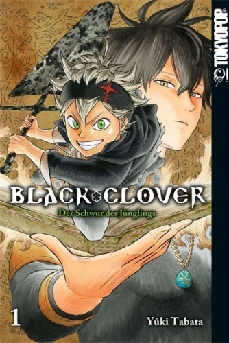 Buchcover und Innenansicht für das Buch: Black Clover 01