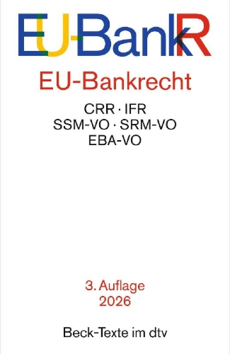 Buchcover und Innenansicht für das Buch: EU-Bankrecht. EU-BankR