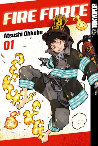 Buchcover und Innenansicht für das Buch: Fire Force 01