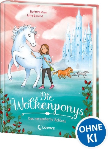 Buchcover und Innenansicht für das Buch: Die Wolkenponys (Band 3) - Das verzauberte Schloss
