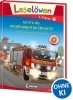 Buchcover und Innenansicht für das Buch: Leselöwen 1. Klasse - Achtung, Feuerwehr im Einsatz! (Großbuchstabenausgabe)