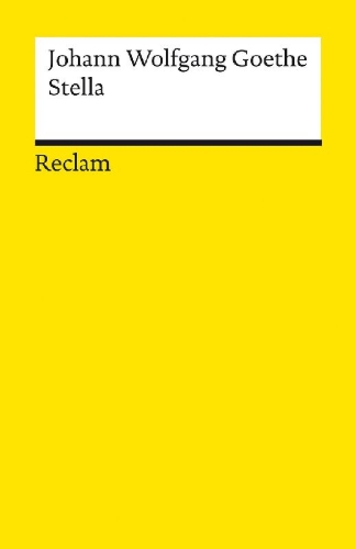 Buchcover und Innenansicht für das Buch: Stella. Ein Trauerspiel