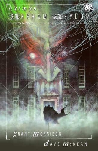 Buchcover und Innenansicht für das Buch: Batman: Arkham Asylum