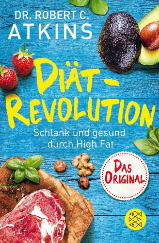 Buchcover und Innenansicht für das Buch: Dr. Atkins Diet Revolution