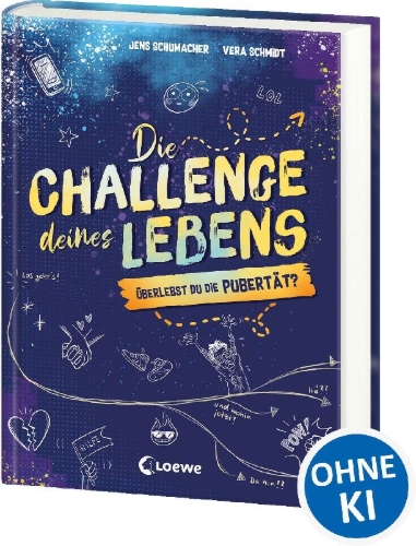 Buchcover und Innenansicht für das Buch: Die Challenge deines Lebens