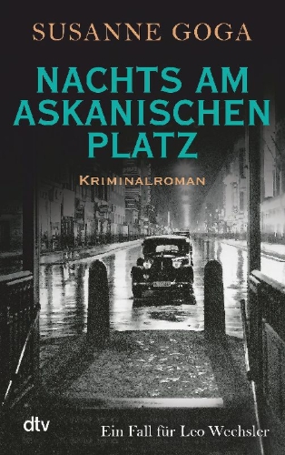 Buchcover und Innenansicht für das Buch: Nachts am Askanischen Platz