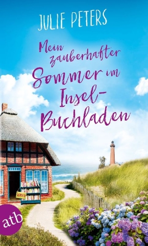 Buchcover und Innenansicht für das Buch: Mein zauberhafter Sommer im Inselbuchladen