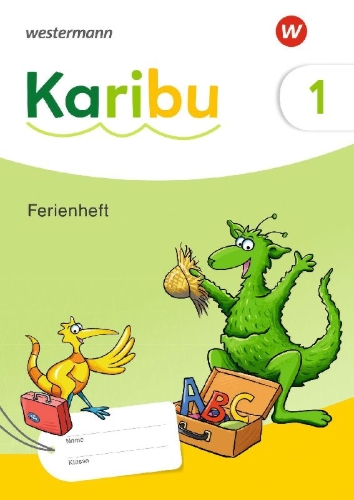 Buchcover und Innenansicht für das Buch: Karibu 1. Ferienheft. Ausgabe 2024