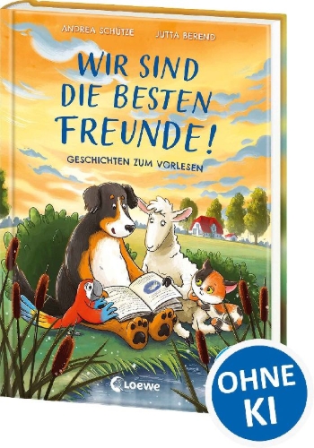 Buchcover und Innenansicht für das Buch: Wir sind die besten Freunde!