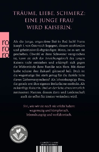 Buchcover und Innenansicht für das Buch: Sisi: Das dunkle Versprechen
