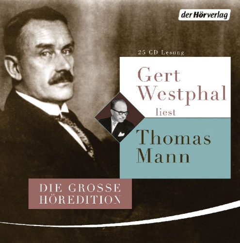 Buchcover und Innenansicht für das Buch: Gert Westphal liest Thomas Mann