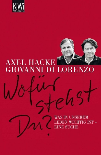 Buchcover und Innenansicht für das Buch: Wofür stehst du?