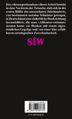 Buchcover und Innenansicht für das Buch: Konservatismus
