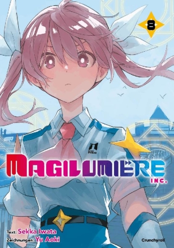 Buchcover und Innenansicht für das Buch: Magilumiere Inc. - Band 8