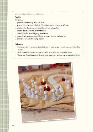 Buchcover und Innenansicht für das Buch: Spielen mit Krippenkindern: Mit Ritualen durch den Tag