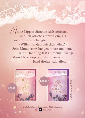 Buchcover und Innenansicht für das Buch: If You Fly Too Far