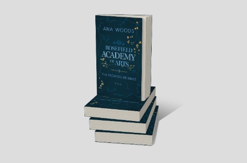 Buchcover und Innenansicht für das Buch: Rosefield Academy of Arts - The Promises We Make