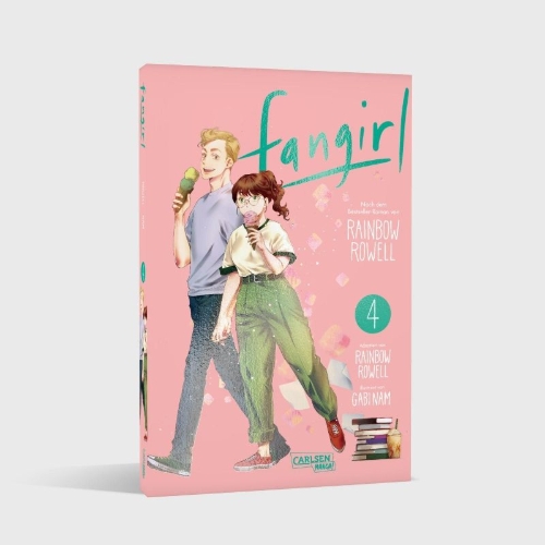 Buchcover und Innenansicht für das Buch: Fangirl: The Manga