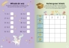 Buchcover und Innenansicht für das Buch: Magical Unicorn Academy. Multiplying and Dividing.