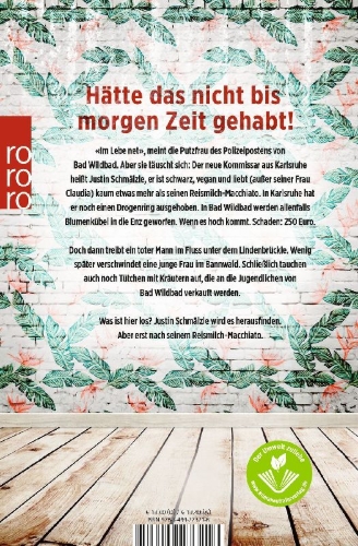 Buchcover und Innenansicht für das Buch: Schmälzle und die Kräuter des Todes