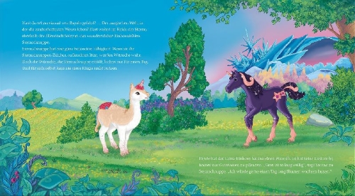 Buchcover und Innenansicht für das Buch: Schleich® BAYALA®: Sternschnuppe und die Magie der Wünsche