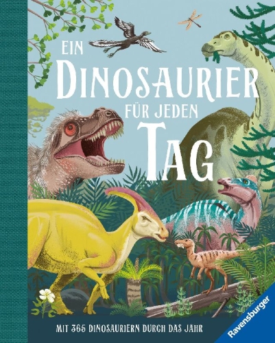 Buchcover und Innenansicht für das Buch: A Dinosaur a Day