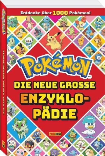 Buchcover und Innenansicht für das Buch: Pokémon Super Duper Extra Deluxe Essential Handbook