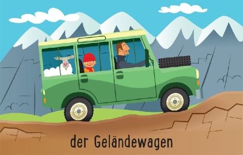 Buchcover und Innenansicht für das Buch: Schnapp und weg! Das superschnelle Kartenspiel: Autos