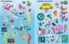 Buchcover und Innenansicht für das Buch: Mein erstes Stickerbuch: Superkids