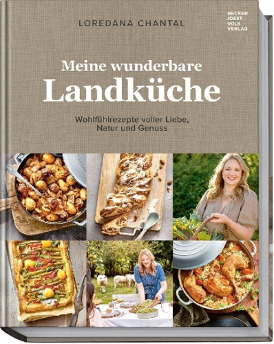 Buchcover und Innenansicht für das Buch: Meine wunderbare Landküche