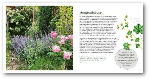 Buchcover und Innenansicht für das Buch: GartenGlück