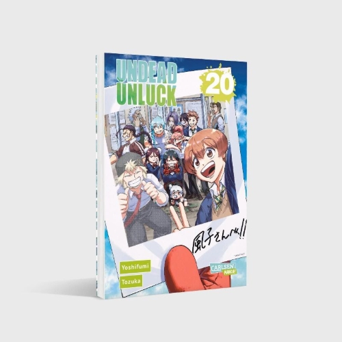 Buchcover und Innenansicht für das Buch: Undead Unluck