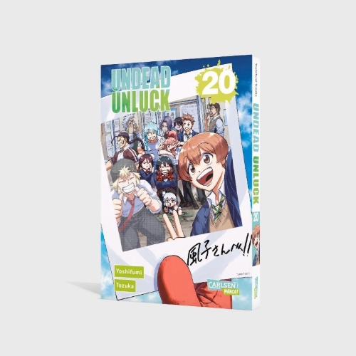 Buchcover und Innenansicht für das Buch: Undead Unluck