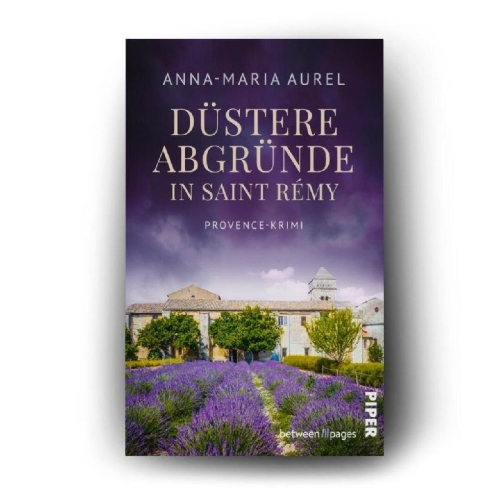 Buchcover und Innenansicht für das Buch: Düstere Abgründe in Saint Rémy
