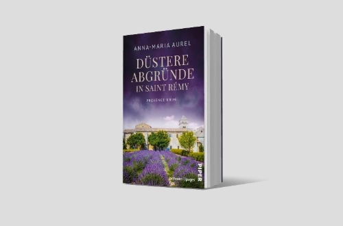 Buchcover und Innenansicht für das Buch: Düstere Abgründe in Saint Rémy