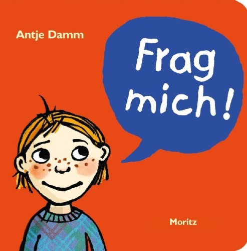 Buchcover und Innenansicht für das Buch: Frag mich!