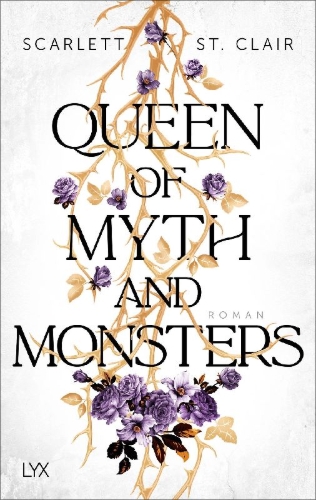 Buchcover und Innenansicht für das Buch: Queen of Myth and Monsters