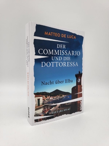 Buchcover und Innenansicht für das Buch: Der Commissario und die Dottoressa - Nacht über Elba