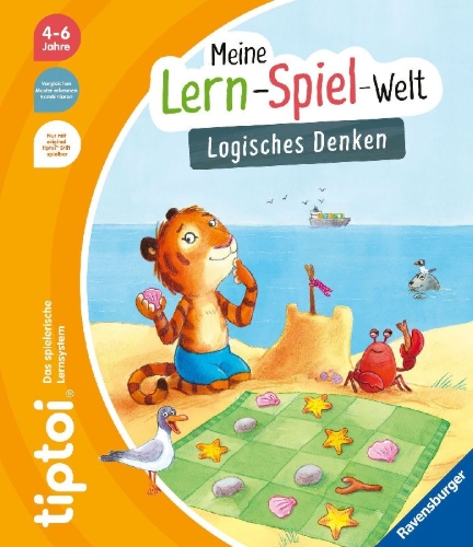 Buchcover und Innenansicht für das Buch: tiptoi® Meine Lern-Spiel-Welt - Logisches Denken