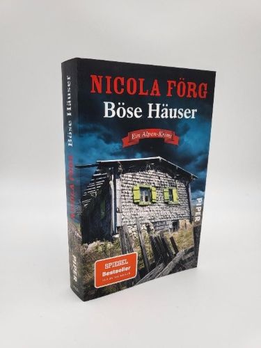 Buchcover und Innenansicht für das Buch: Böse Häuser