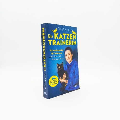 Buchcover und Innenansicht für das Buch: Die Katzentrainerin