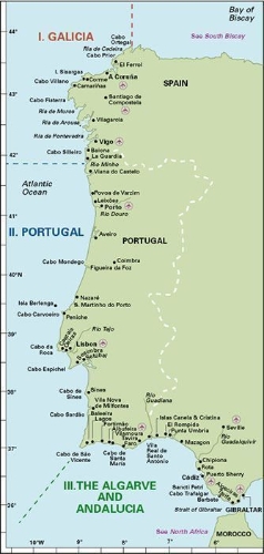 Buchcover und Innenansicht für das Buch: Atlantic Spain and Portugal