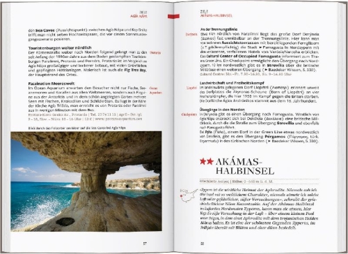 Buchcover und Innenansicht für das Buch: Baedeker Reiseführer Zypern