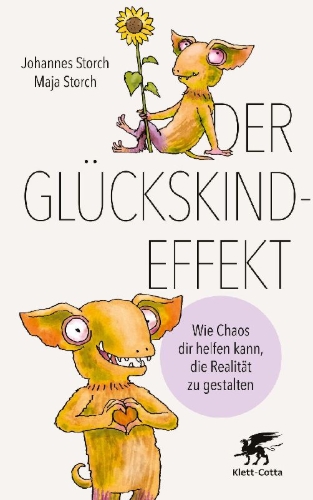Buchcover und Innenansicht für das Buch: Der Glückskind-Effekt