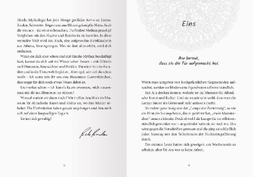 Buchcover und Innenansicht für das Buch: Aru Shah and the End of Time