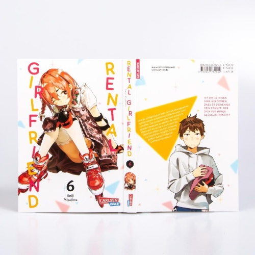 Buchcover und Innenansicht für das Buch: Kanojo, okarishimasu