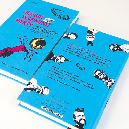 Buchcover und Innenansicht für das Buch: Global Warming Party